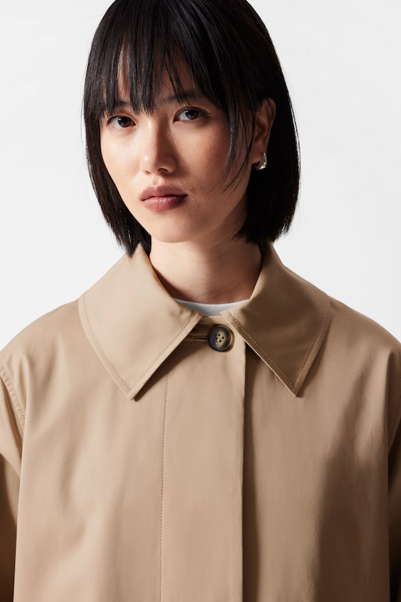 HM Kurzmantel Mit Kragen