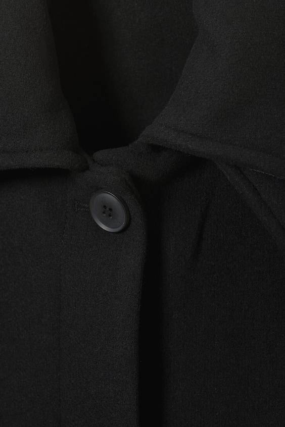 HM Langer Oversized-Mantel Aus Wollmischung