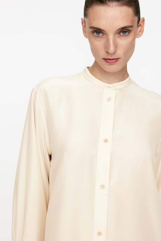 HM Langes Seidenhemd