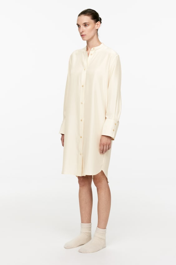 HM Langes Seidenhemd