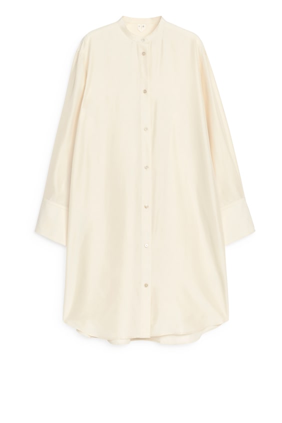 HM Langes Seidenhemd