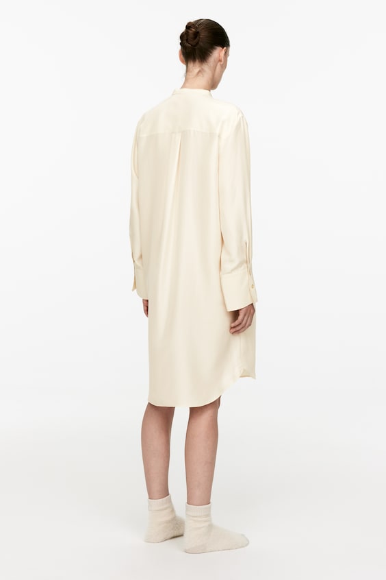 HM Langes Seidenhemd