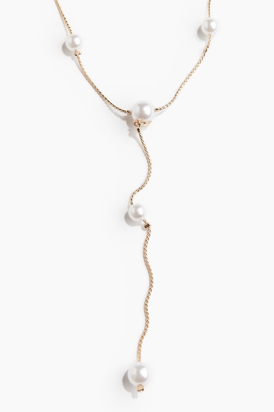 HM Lariat-Kette Mit Zierperlen