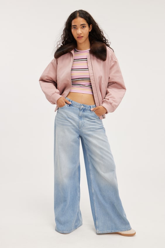 HM Locker Geschnittene, Gefütterte Bomberjacke