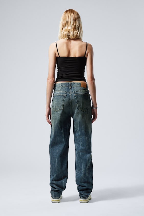 HM Locker Geschnittene Jeans Galaxy