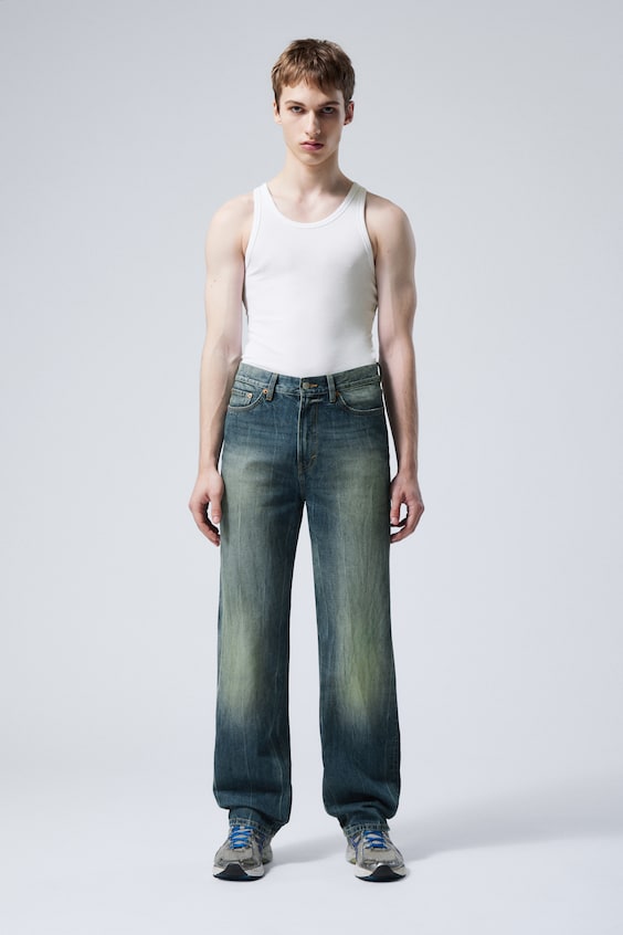 HM Locker geschnittene Jeans Galaxy