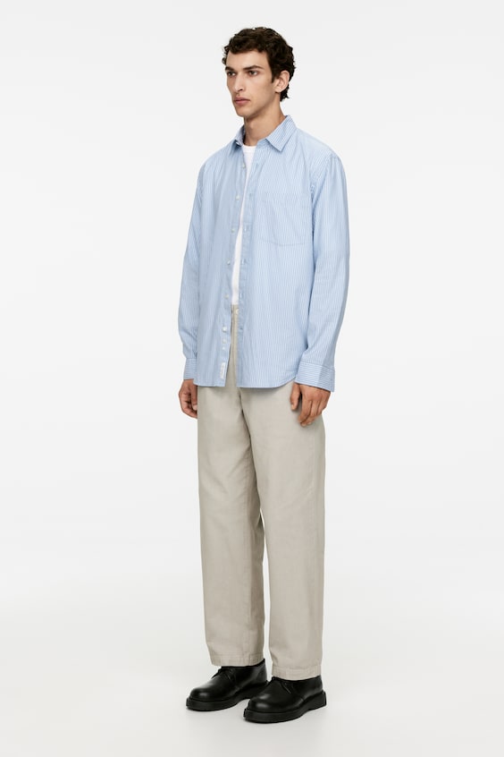 HM Lockeres Baumwollhemd