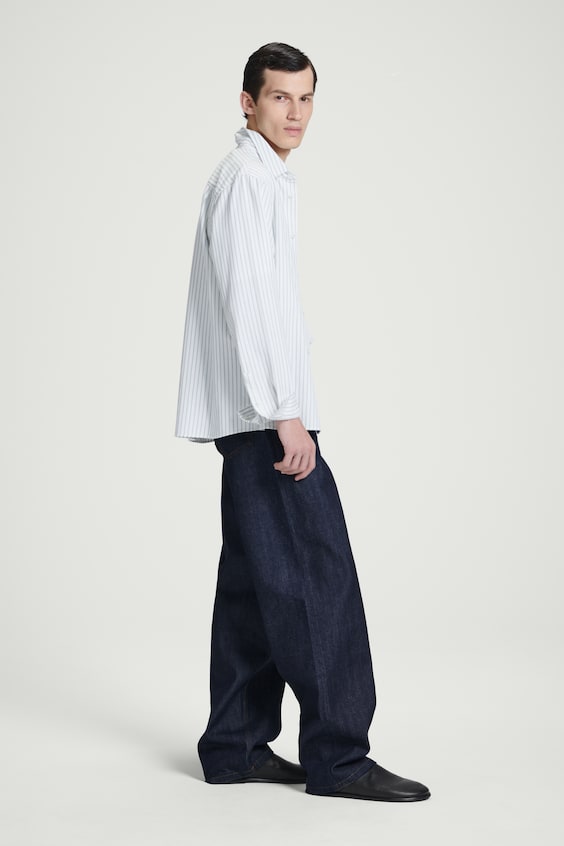 HM LOCKERES HEMD AUS TWILL