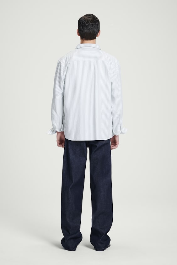 HM LOCKERES HEMD AUS TWILL