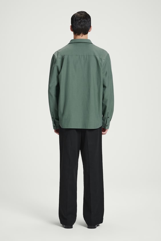 HM LOCKERES HEMD AUS TWILL