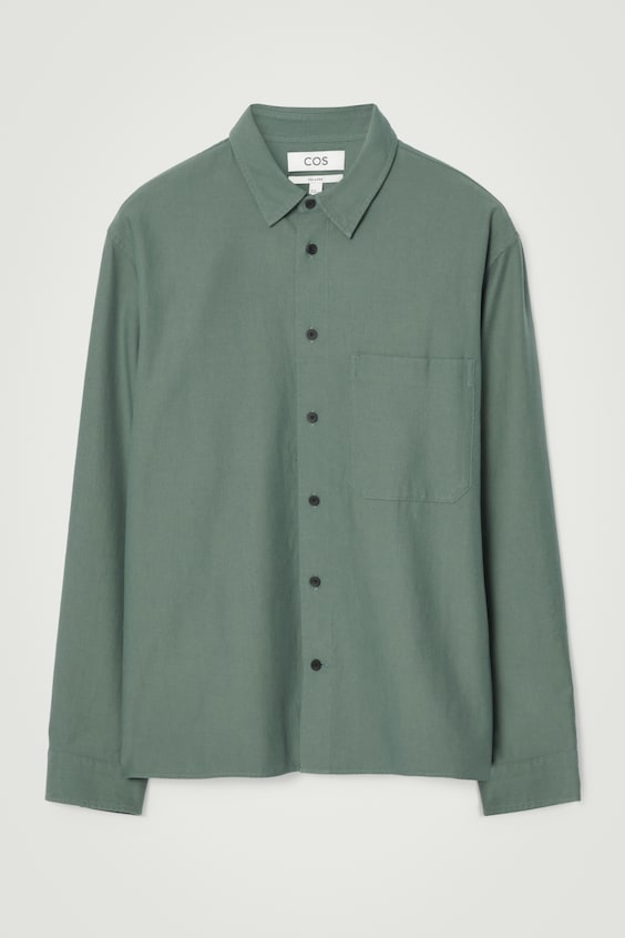 HM LOCKERES HEMD AUS TWILL