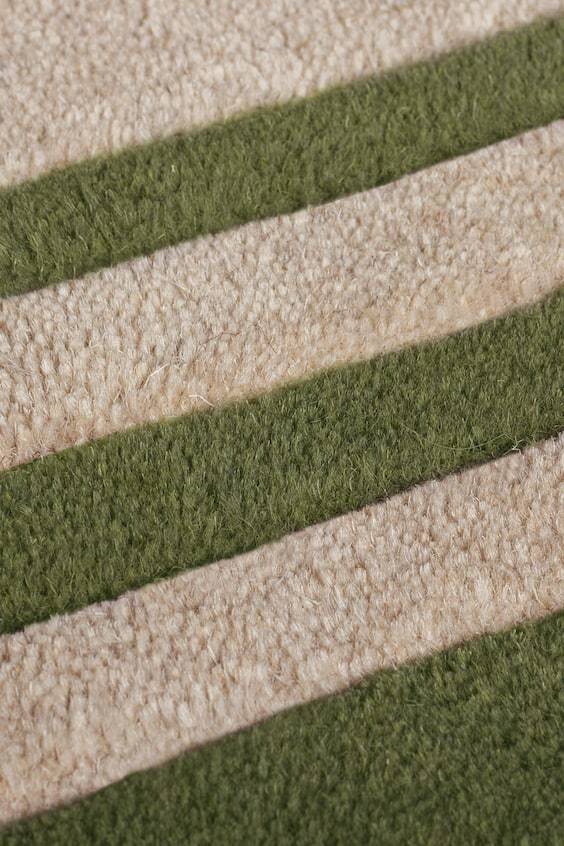 HM Lois Scallop Border Wollteppich Läufer