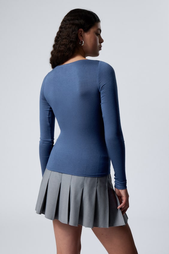 HM Longsleeve Mit U-Boot-Ausschnitt