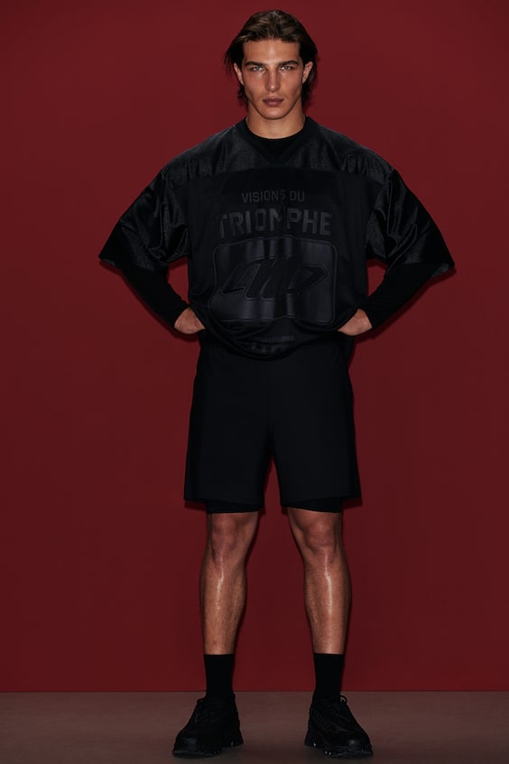 HM Loose Fit Printed Sports Top In DryMove™