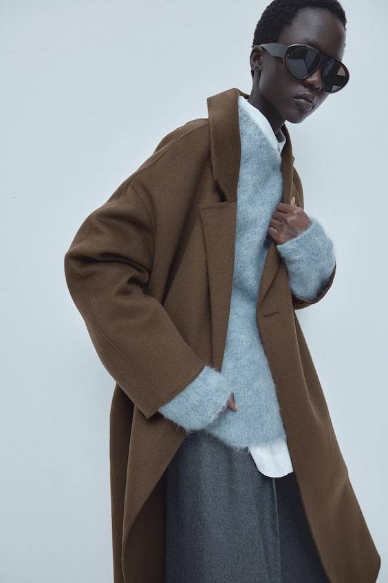 HM Mantel Aus Wollmix