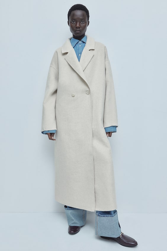 HM Mantel Aus Wollmix