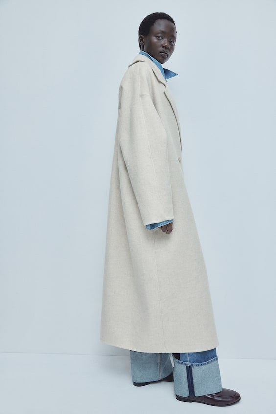 HM Mantel Aus Wollmix