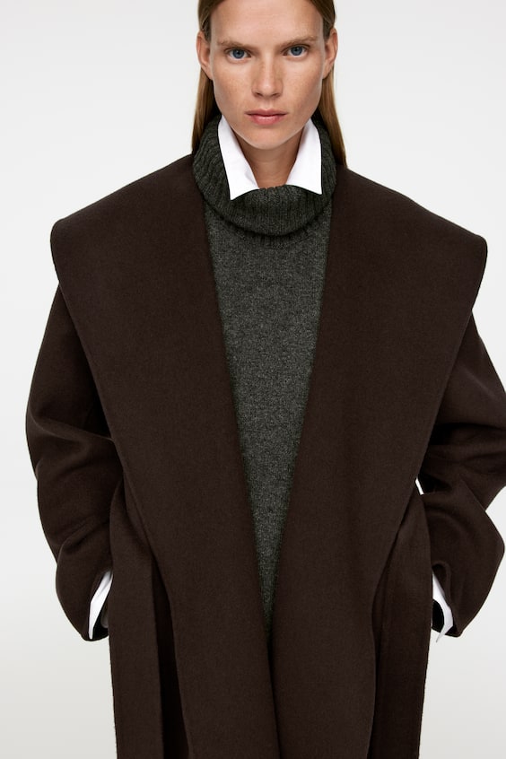 HM Mantel Mit Schalkragen