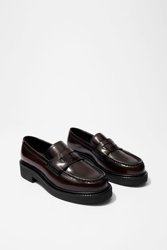 HM Markante Loafers Aus Leder