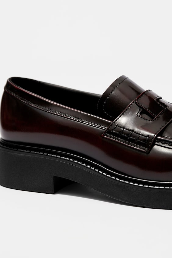 HM Markante Loafers Aus Leder