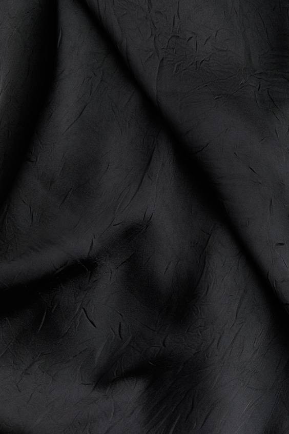 HM Maxirock Aus Gecrinkeltem Satin