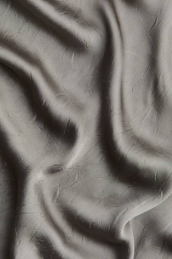 HM Maxirock Aus Gecrinkeltem Satin