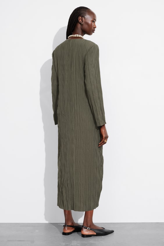 HM Midikleid In Knitteroptik