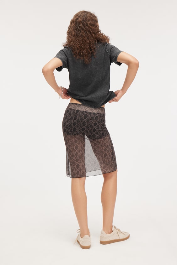 HM Midirock Mit Spitzenbesatz