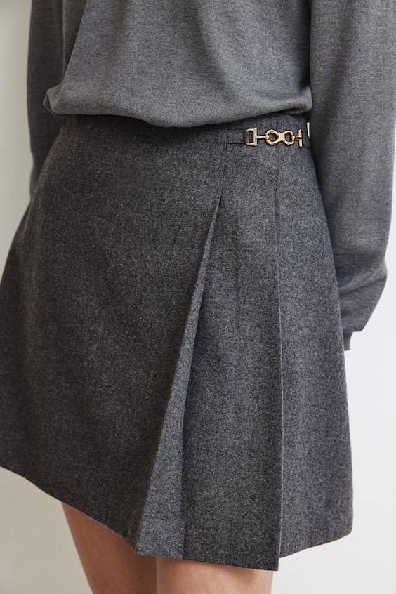 HM Minirock Mit Metalldetail