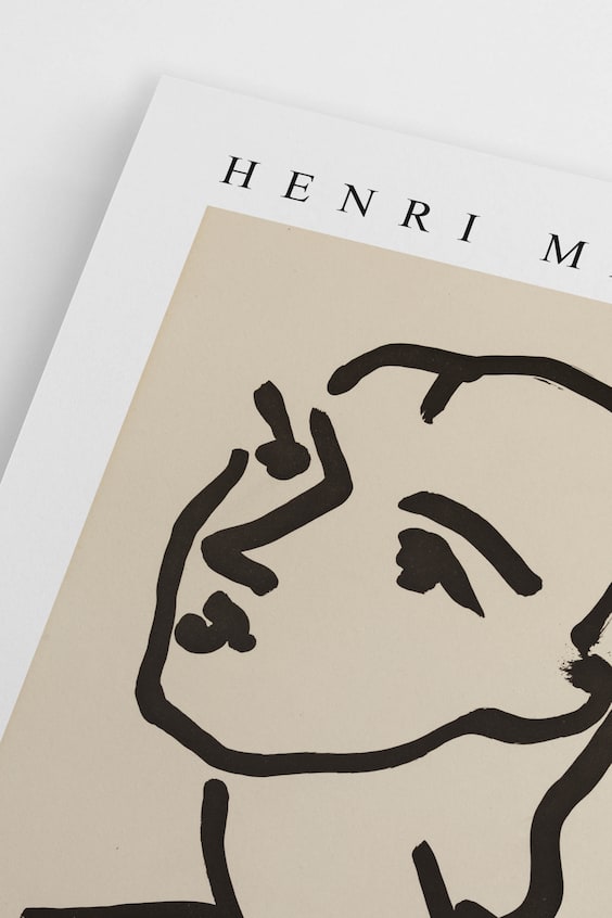 HM Nadia Aux Cheveux Lisses Poster