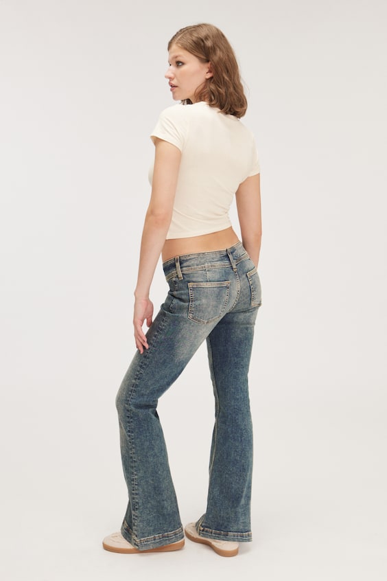 HM Nicole – Bootcut-Jeans Mit Niedrigem Bund