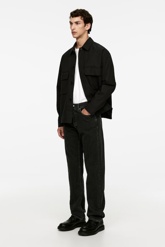 HM OCEAN Loose Straight Jeans