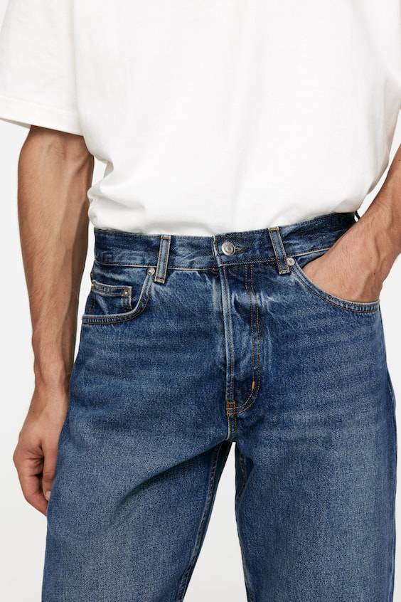 HM OCEAN Loose Straight Jeans