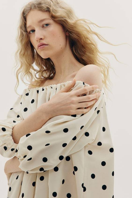 HM Off-Shoulder-Kleid