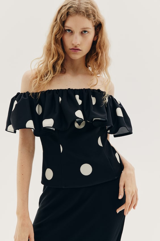 HM Off-Shoulder-Shirt