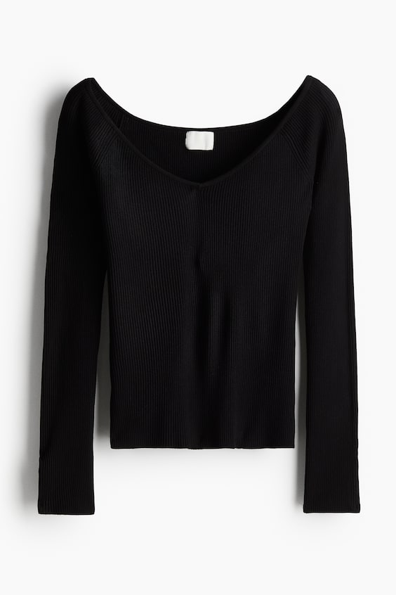 HM Off-Shoulder-Shirt