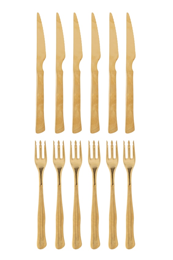 HM Ollin Steakbesteck, Packung Mit 12