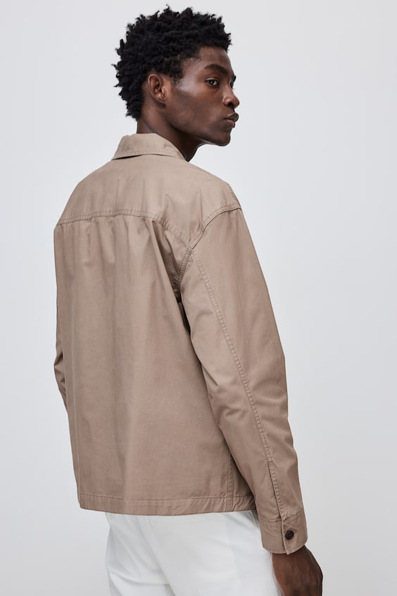 HM Overshirt Aus Twill In Regular Fit