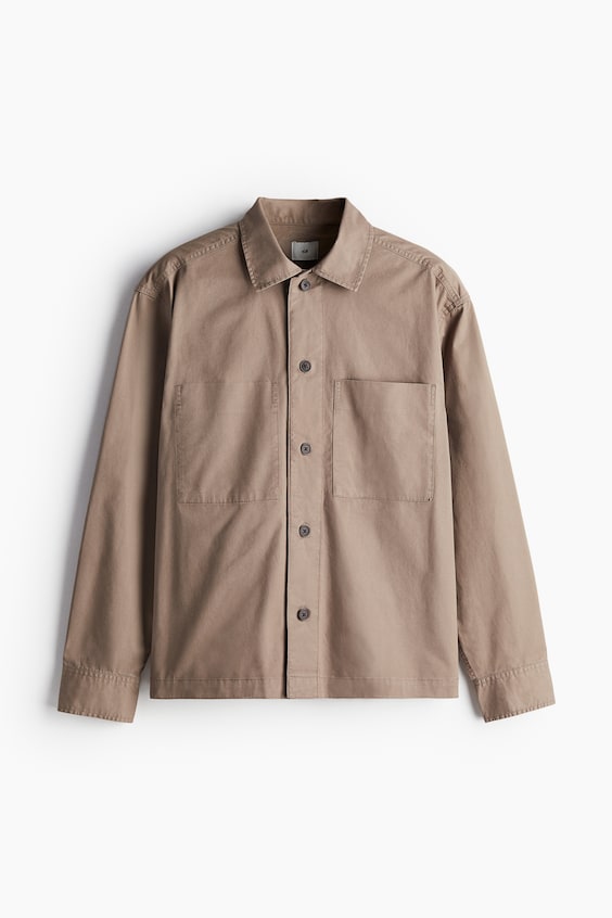 HM Overshirt Aus Twill In Regular Fit