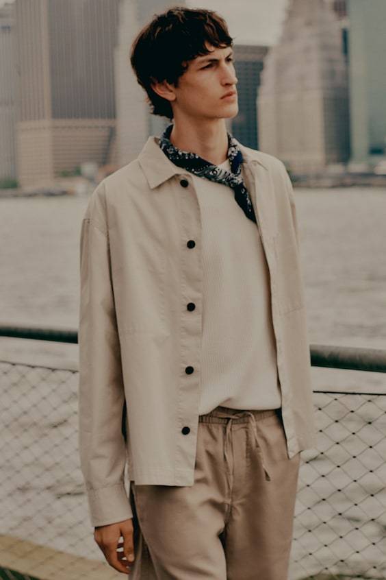 HM Overshirt Aus Twill In Regular Fit