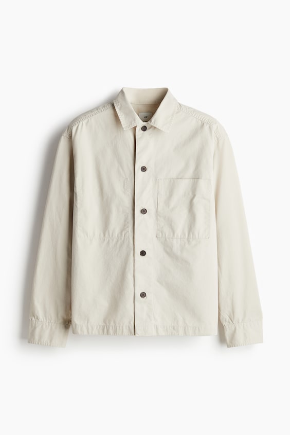 HM Overshirt Aus Twill In Regular Fit