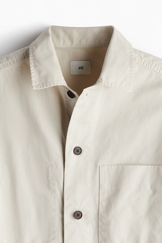 HM Overshirt Aus Twill In Regular Fit