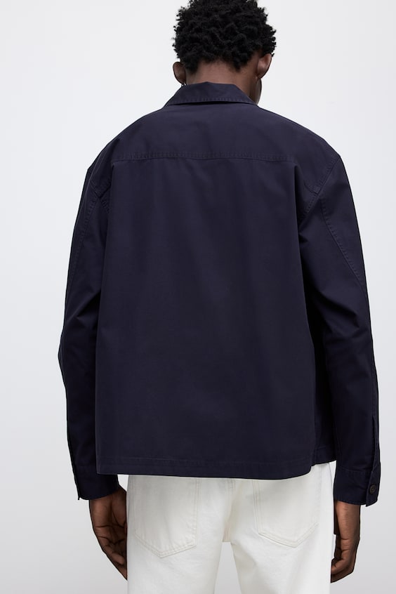 HM Overshirt Aus Twill In Regular Fit