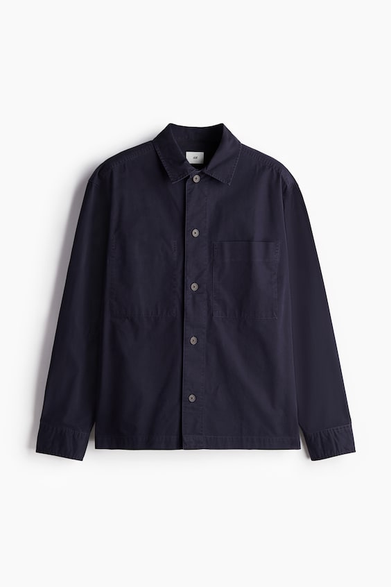 HM Overshirt Aus Twill In Regular Fit