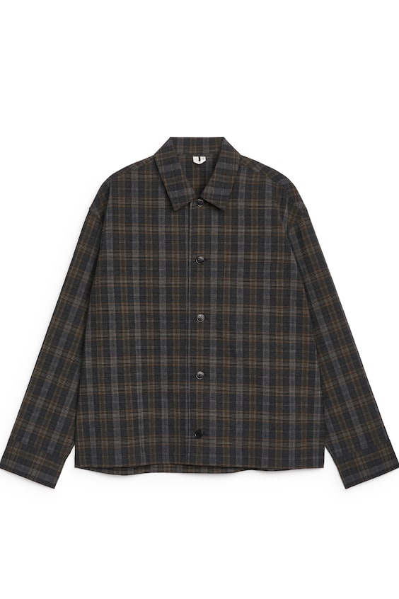 HM Overshirt Aus Wollmischung