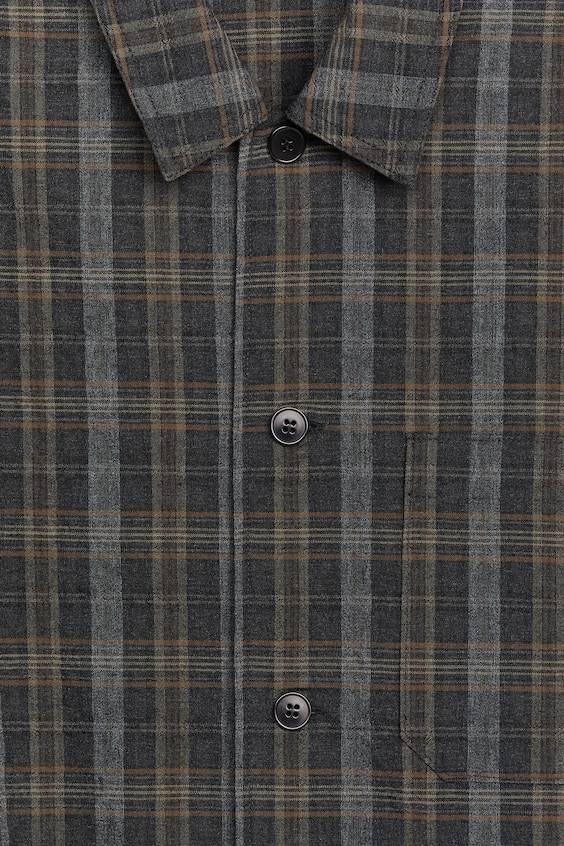 HM Overshirt Aus Wollmischung