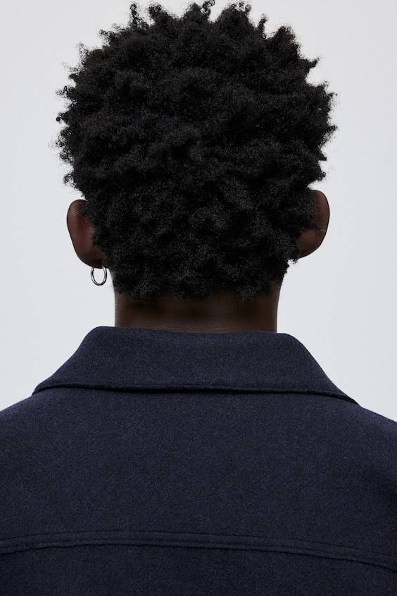 HM Overshirt Aus Wollmix Regular Fit