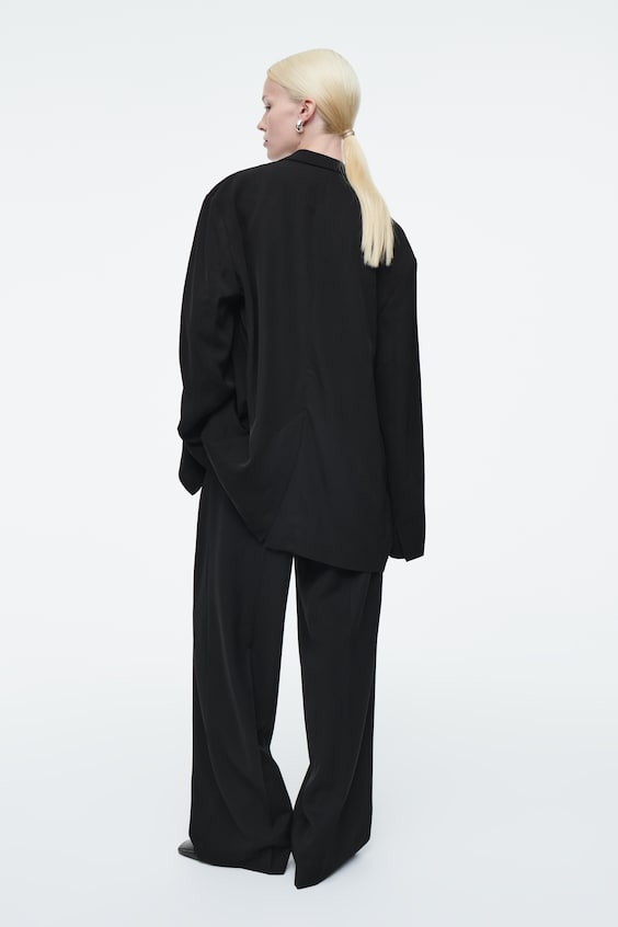 HM OVERSIZED-BLAZER MIT BÄNDERN