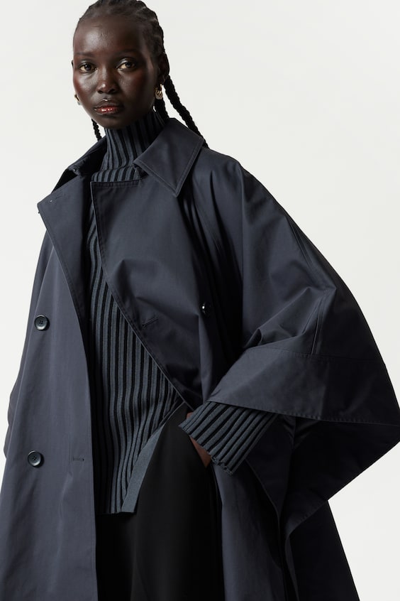 HM Oversized-Cape Im Trenchcoat-Stil