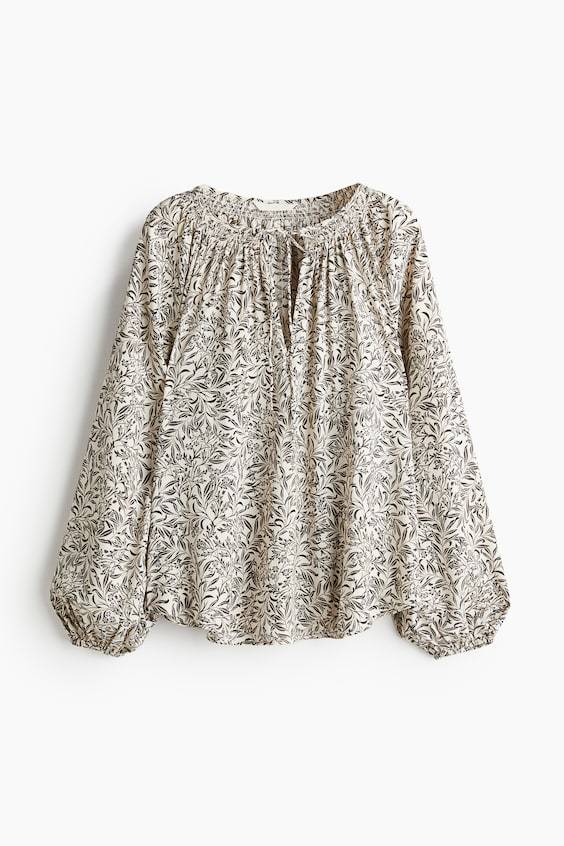 HM Oversized Crêpe-Bluse